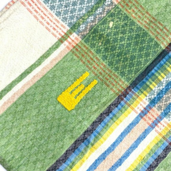 Vintage Antique Guatamalen Woven Blanket Quilt htf - Picture 5 of 7